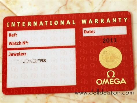 omega warranty registration